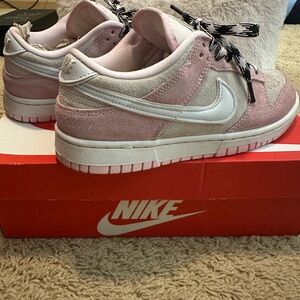 Nike Pink and White Sneakers
